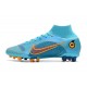 Nike Mercurial Superfly 8 Elite AG PRO Blu Cloro Arancione Laser Marina