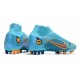 Nike Mercurial Superfly 8 Elite AG PRO Blu Cloro Arancione Laser Marina