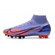 Nike Mercurial Superfly 8 Elite AG PRO Mbappe Thistle Chiaro Argento Metallico