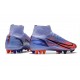 Nike Mercurial Superfly 8 Elite AG PRO Mbappe Thistle Chiaro Argento Metallico