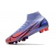 Nike Mercurial Superfly 8 Elite AG PRO Mbappe Thistle Chiaro Argento Metallico