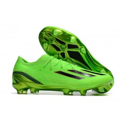 adidas Scarpe X Speedportal.1 FG Verde Solare Nero Core Giallo Solare