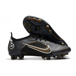 Nike Mercurial Vapor 14 Elite AG Pro Nero Oro Metallico Argento Metallico