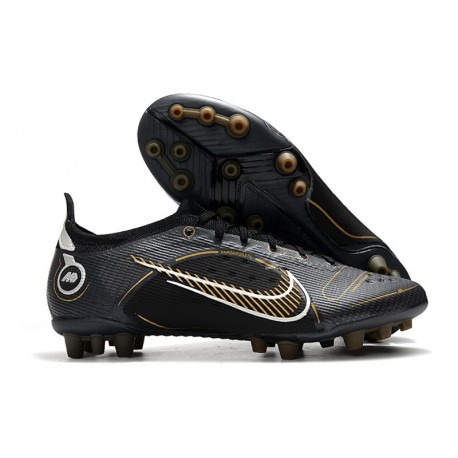 Nike Mercurial Vapor 14 Elite AG Pro Nero Oro Metallico Argento Metallico