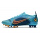 Nike Mercurial Vapor 14 Elite AG Pro Blu Cloro Arancione Laser Marina