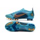 Nike Mercurial Vapor 14 Elite AG Pro Blu Cloro Arancione Laser Marina