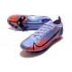 Nike Mercurial Vapor 14 Elite AG Pro Mbappe Thistle Chiaro Argento Metallico