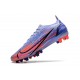 Nike Mercurial Vapor 14 Elite AG Pro Mbappe Thistle Chiaro Argento Metallico