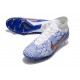 Nike Zoom Mercurial Superfly IX Elite Fg Bianco Blu Oro