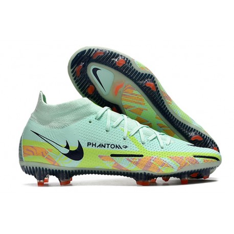 Nike Phantom GT2 Elite Dynamic Fit FG Verde Nero Arancione