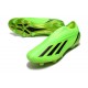 Scarpe Adidas X Speedportal+ FG Verde Solare Nero Core Giallo Solare