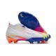 Scarpe adidas Predator Edge+ FG Bianco Giallo Solare Blu Power