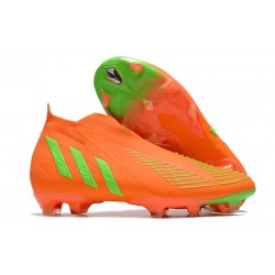 adidas Predator Edge+ FG Rosso Solare Team Verde Solare Nero Core