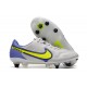 Nike Tiempo Legend IX Elite SG Anti-Clog Grigio Nebbia Volt Zaffiro