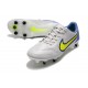 Nike Tiempo Legend IX Elite SG Anti-Clog Grigio Nebbia Volt Zaffiro