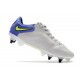 Nike Tiempo Legend IX Elite SG Anti-Clog Grigio Nebbia Volt Zaffiro