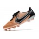 Nike Tiempo Legend 9 Elite FG Uomo Rame Metallico Bianco Off Noir