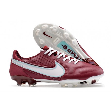 Nike Tiempo Legend 9 Elite FG Uomo Team Rosso Bianco Ibisco Mistico