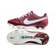 Nike Tiempo Legend 9 Elite FG Uomo Team Rosso Bianco Ibisco Mistico