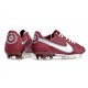 Nike Tiempo Legend 9 Elite FG Uomo Team Rosso Bianco Ibisco Mistico