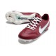 Nike Tiempo Legend 9 Elite FG Uomo Team Rosso Bianco Ibisco Mistico