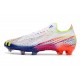 Scarpe da calcio adidas Predator Edge.1 L FG Bianco Giallo Solare Blu Power