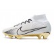 Nike Zoom Mercurial Superfly IX Elite Fg Bianco Oro Metallico