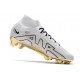 Nike Zoom Mercurial Superfly IX Elite Fg Bianco Oro Metallico