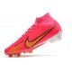 Nike Zoom Mercurial Superfly IX Elite Fg Rosa Giallo