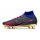 Nike Zoom Mercurial Superfly IX Elite Fg Rosa Blu