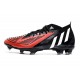 adidas Predator Edge.1 FG Uomo Nero Bianco Rosso