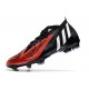 adidas Predator Edge.1 FG Uomo Nero Bianco Rosso