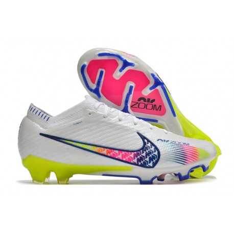 Nike Zoom Mercurial Vapor 15 Elite FG Bianco Blu Rosa