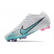 Nike Zoom Mercurial Vapor 15 Elite FG Bianco Blu Baltico Rosa Blast Indigo Haze