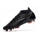 Nike Phantom GT2 Elite Dynamic Fit FG Nero Grigio Fumo Scuro Bianco