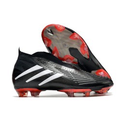 Scarpe adidas Predator Edge+ FG Nero Bianco Rosso