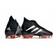 Scarpe adidas Predator Edge+ FG Nero Bianco Rosso