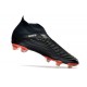 Scarpe adidas Predator Edge+ FG Nero Bianco Rosso