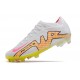 Nike Zoom Mercurial Vapor 15 Elite FG Bianco Giallo Rosa