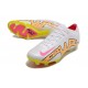 Nike Zoom Mercurial Vapor 15 Elite FG Bianco Giallo Rosa