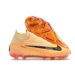 Scarpe Nike Phantom GX Elite DF FG Citron Tint Borgogna Crush