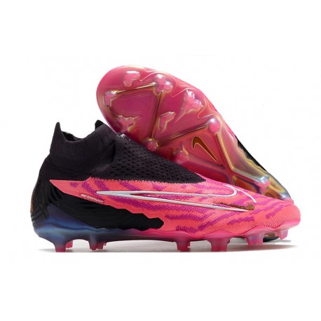 Scarpe Nike Phantom GX Elite DF FG Rosa Nero