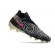 Scarpe Nike Phantom GX Elite DF FG Nero Volt Bianco Blu Glow