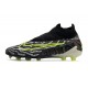 Scarpe Nike Phantom GX Elite DF FG Nero Volt Bianco Blu Glow