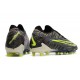 Nike Phantom GX Gripknit Elite FG Nero Volt Bianco Blu Glow