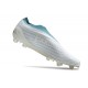 Scarpe da Calcio adidas Copa Pure+ FG Bianco Grigio 2 Blu Preloved