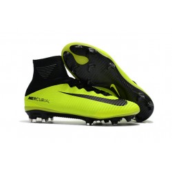 Nike Scarpa Calcio Mercurial Superfly 5 DF FG ACC - Verde Nero