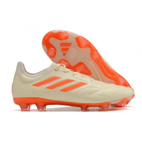 adidas Copa Pure.1 FG Scarpa Bianco Off Arancione Solare Team