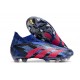 Adidas Predator Accuracy+ FG PP Blu Lucido Magenta Real Team Nero Core