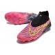 Scarpe Nike Phantom GX Elite DF FG Rosa Nero Giallo